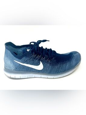 Nike Free RN Flyknit 2017 Ocean Fog Blue Men’s Size 13 880843-402 Running Shoes